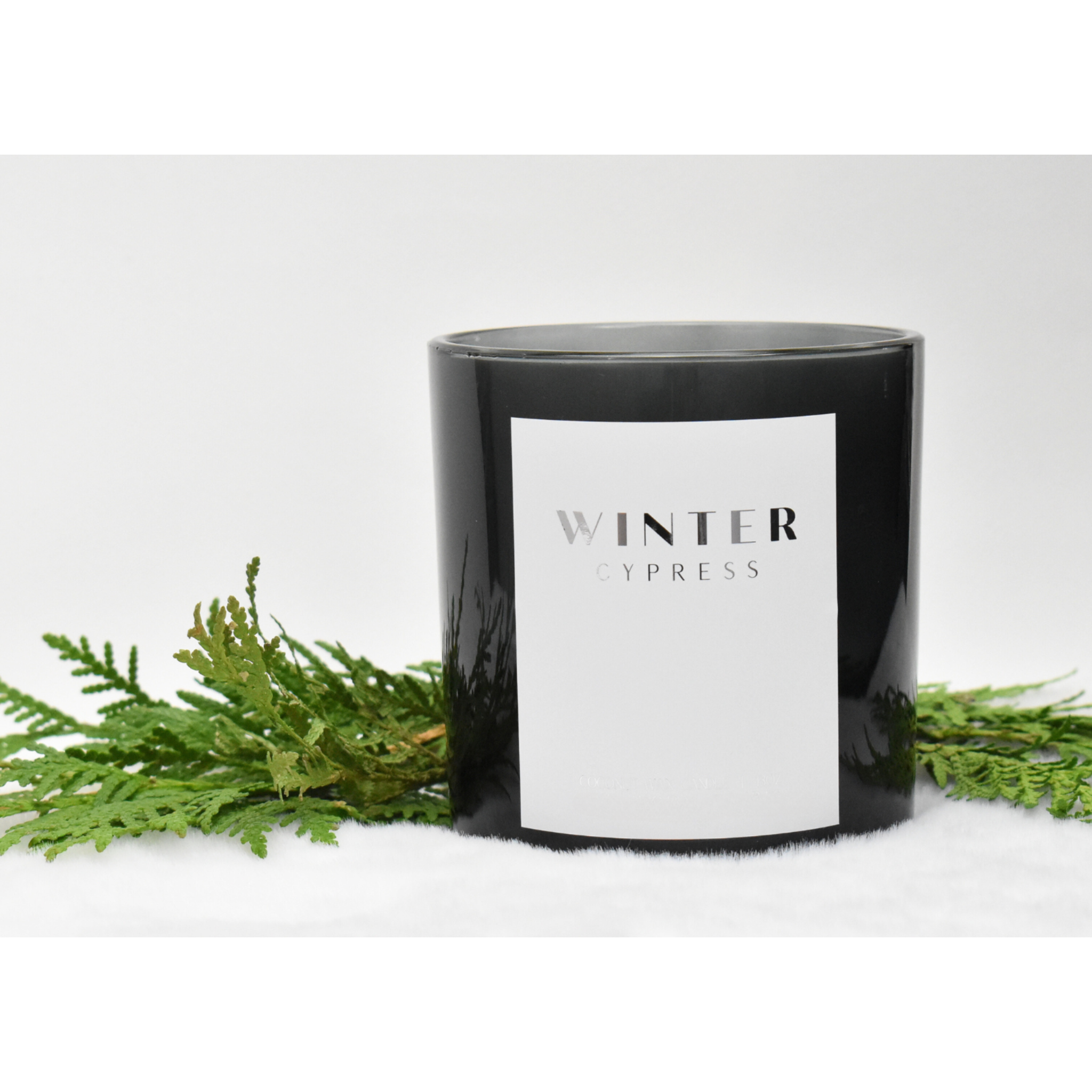 Winter Cypress Candle - Gray