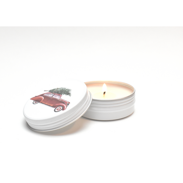 Christmas & Holiday Tin Candles