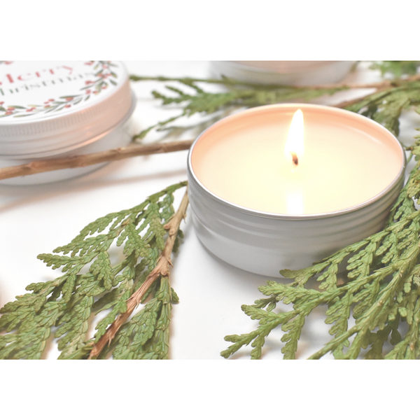 Christmas & Holiday Tin Candles