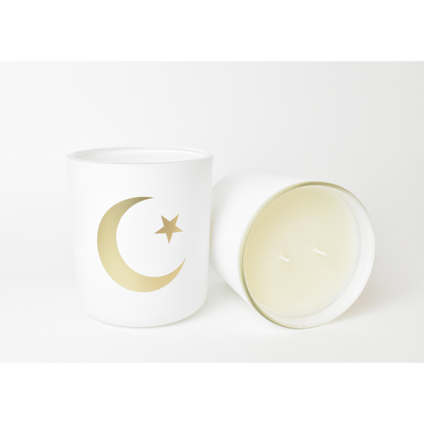 Crescent Moon & Star Candle